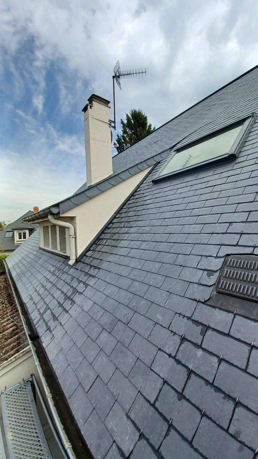 Rénovation ardoise , Mont Saint Aignan 76130