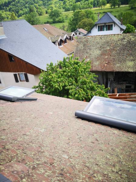 Installation de fenêtre de toit VELUX