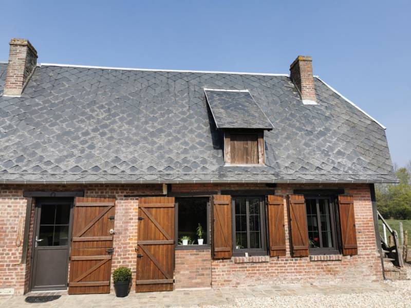 Rénovation toiture ardoise ,Le thuit de l'oison 27370