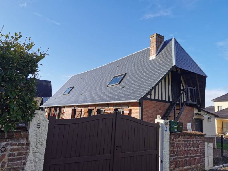 Rénovation toiture ardoise ,Le thuit de l'oison 27370