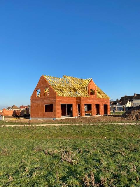 Charpente couverture en ardoise,  maison neuve Le Vaudreuil 27100