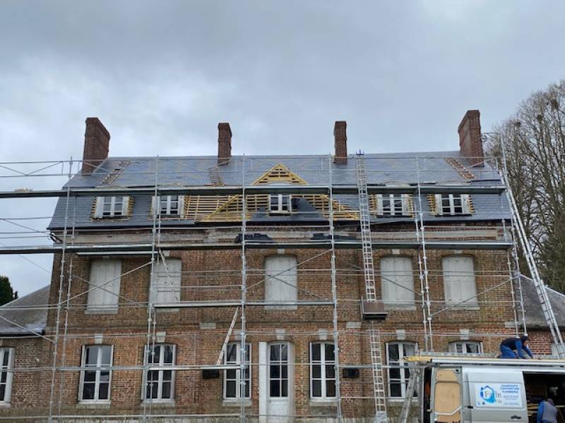 Rénovation de toiture en ardoise , 27380 Grainville