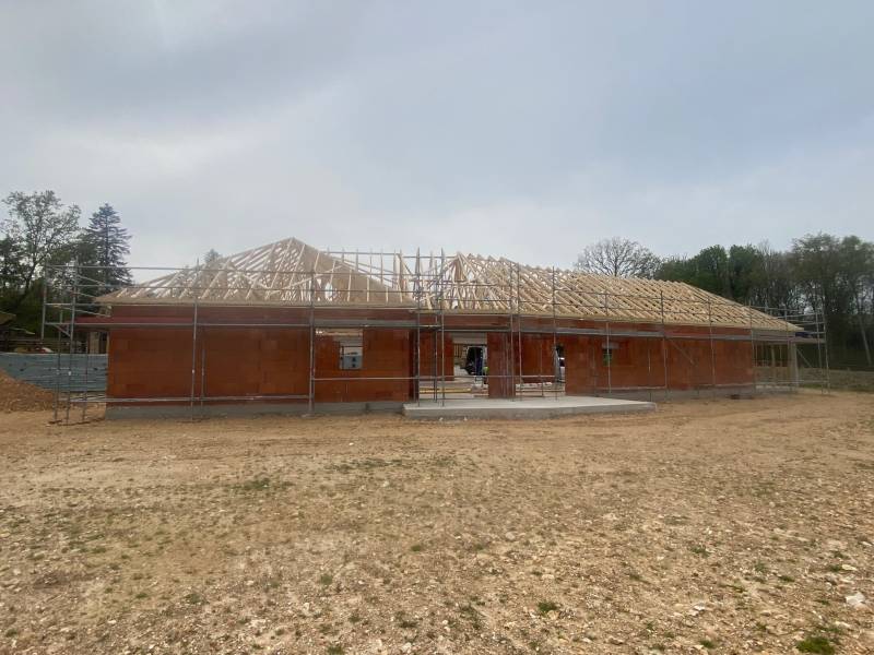 Charpente maison neuve , Saint pierre de Cormeilles 27260