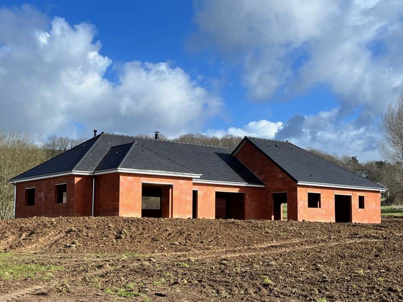 Charpente couverture maison neuve ,Corneville sur risle 27500