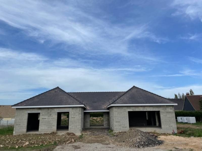 Charpente couverture maison neuve ,Combon 27170