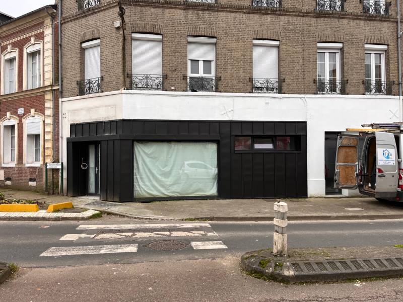 Rénovation façade local commercial, Caudebec les Elbeuf