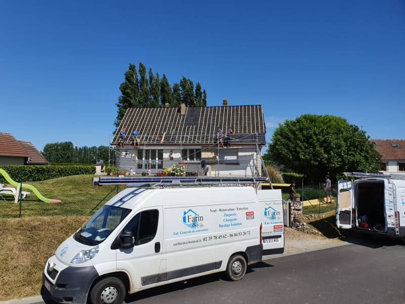 Rénovation de toiture à Conches