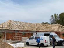 Notre zone d'activité pour ce service Rénovation d'une charpente ancienne endommagée par une tempête